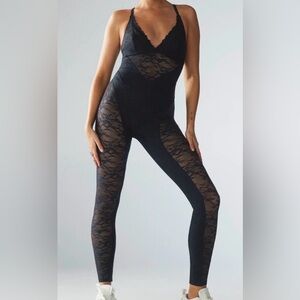 Savage X Fenty Black Lace Jumpsuit